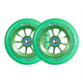 Roues River naturals glide 110mm vert X2
