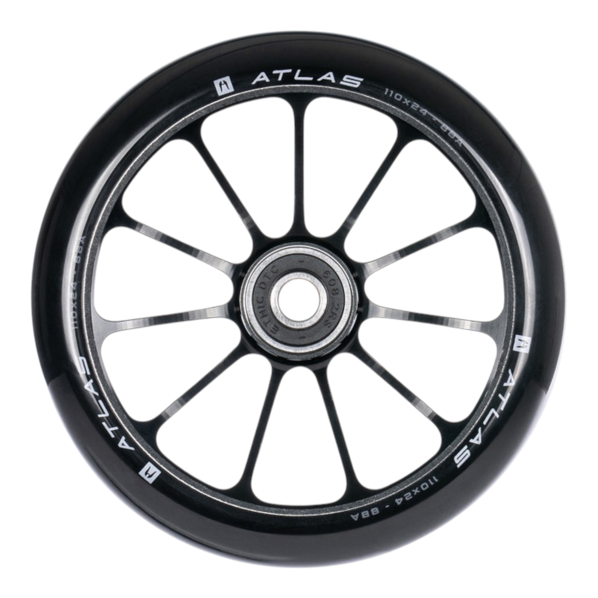 Roues Ethic DTC Atlas 110 Noir x2