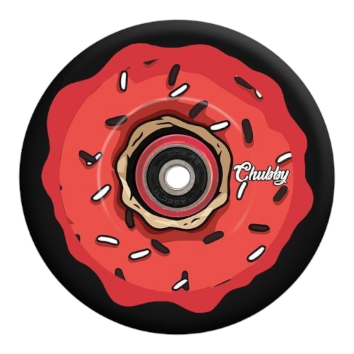 CHUBBY Wheels Melo Devil Doughnut Oreo/Red x2