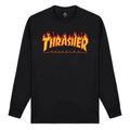 T-shirt THRASHER Flame noir manches longues