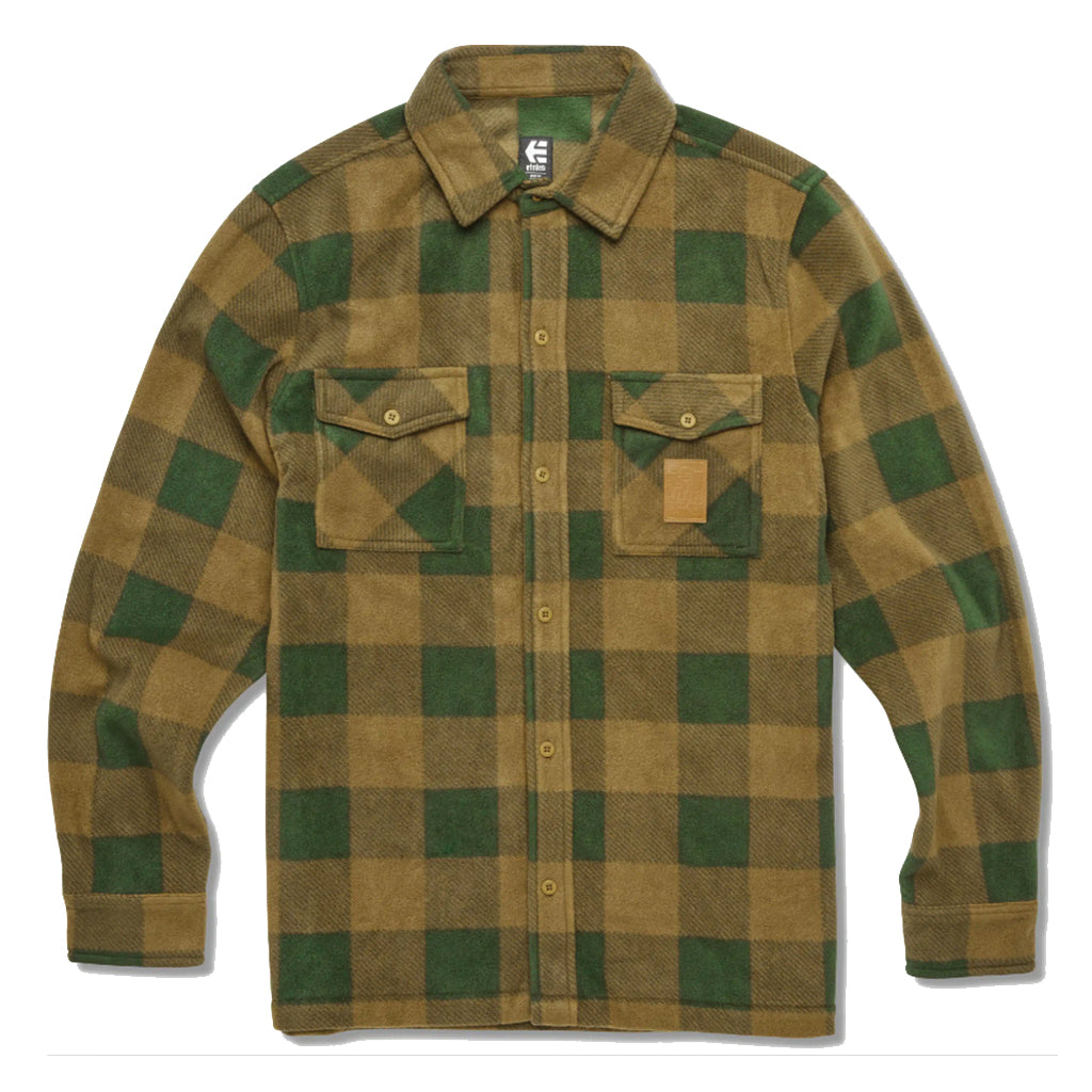 ETNIES chemise polaire WOODSMAN FLEECE OLIVE/ TAN