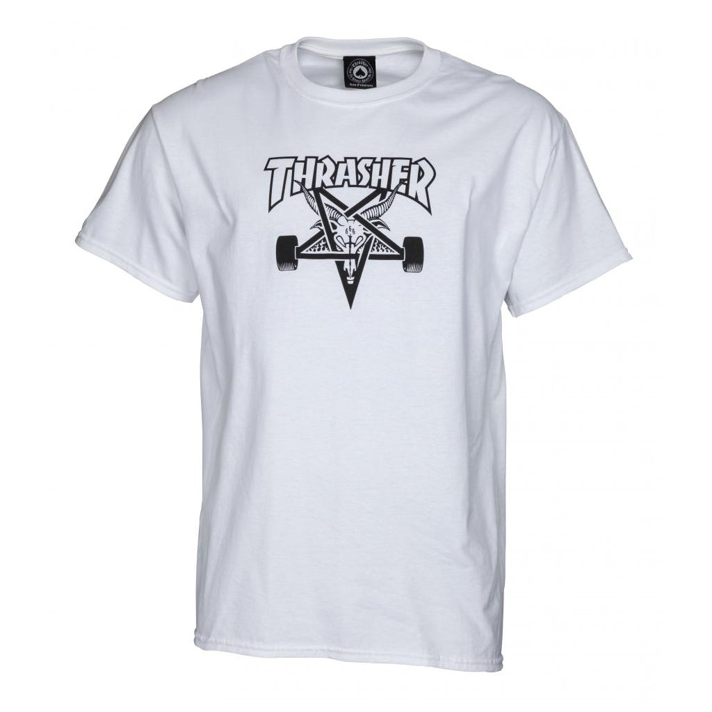 T-shirt Thrasher Skategoat blanc