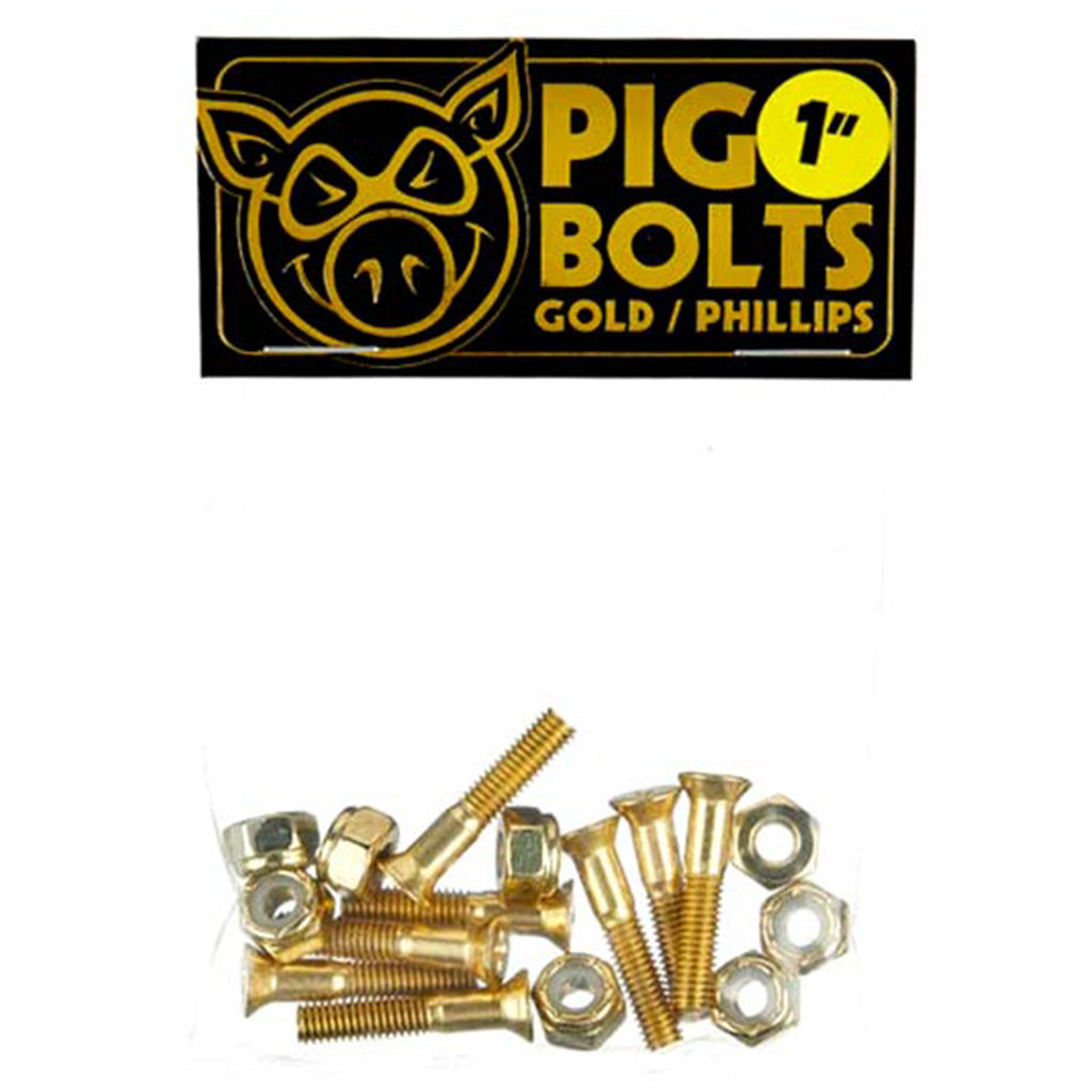 PIG BOLTS Visserie Phillips 1.25 GOLD