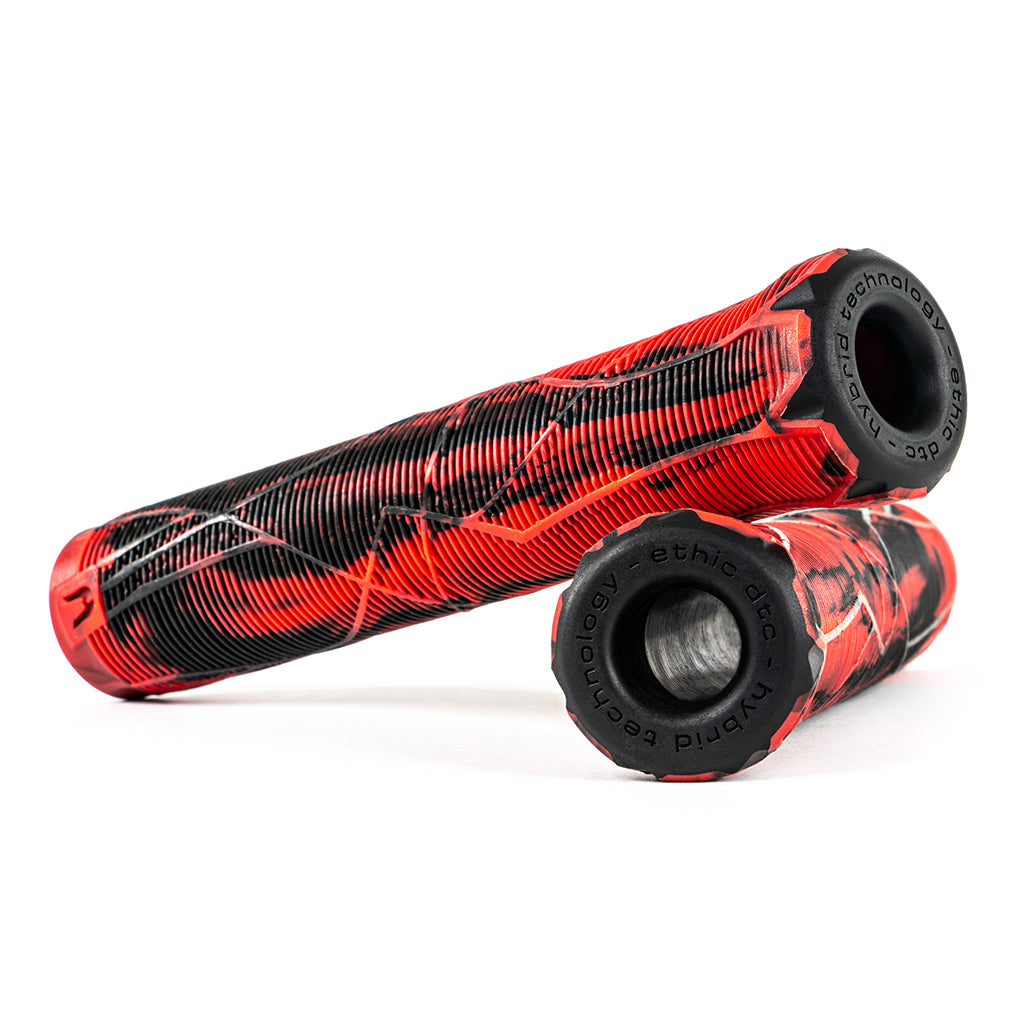 Ethic DTC Poignées Slim grip Rouge