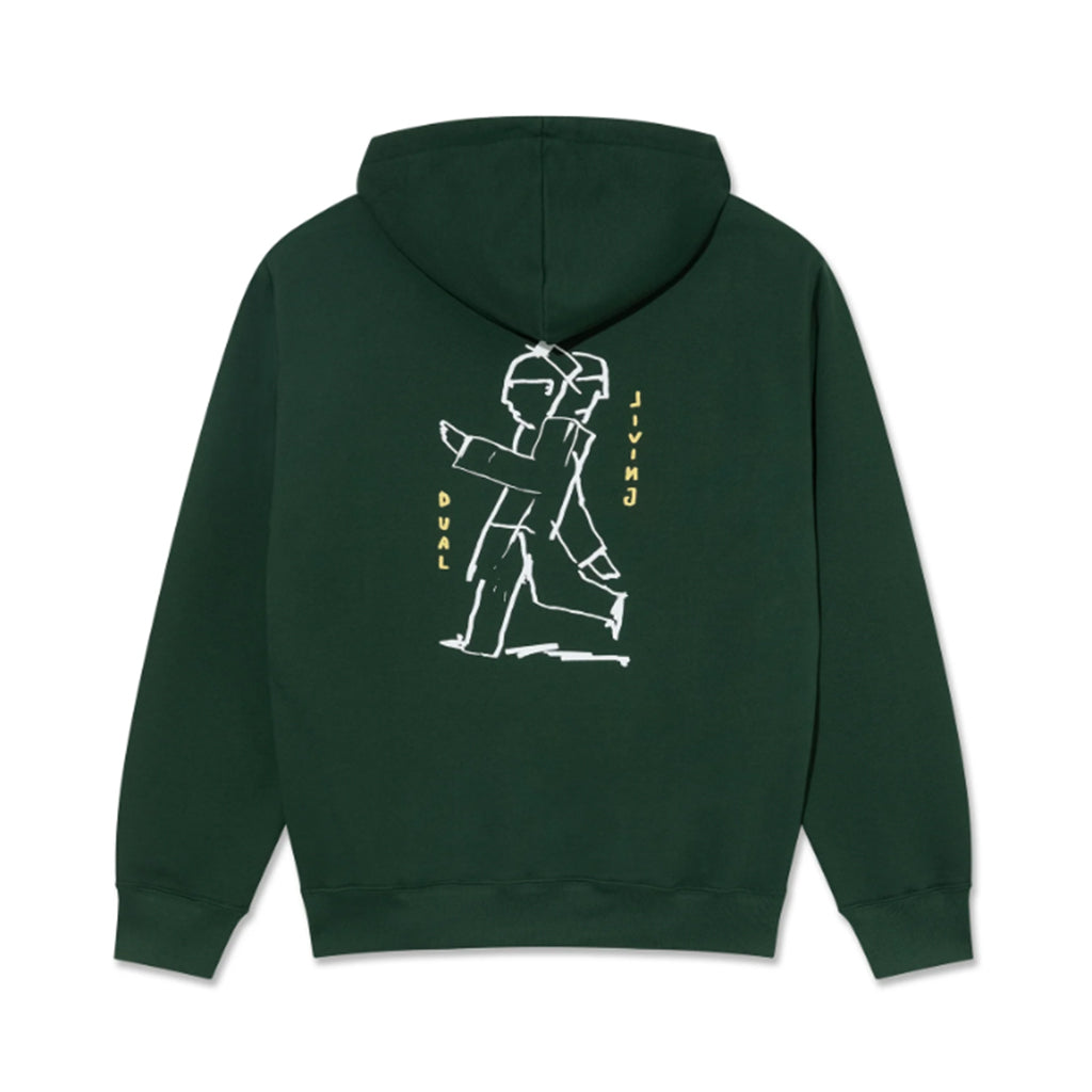 POLAR SKATE CO DAVE HOODIE DARK GREEN