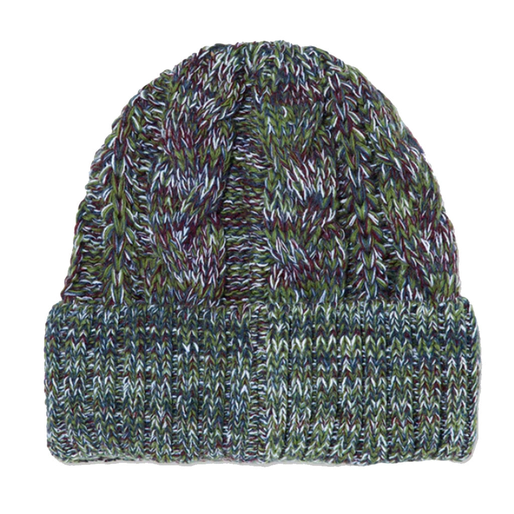 POLAR Bonnet BRAID BEANIE GREEN