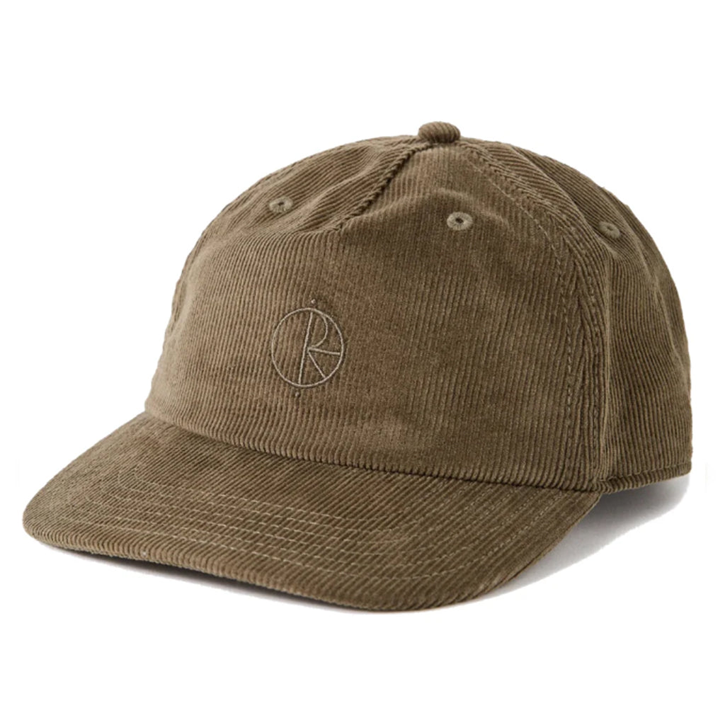 POLAR Casquette JAMES CAP STROKE LOGO BROWN/ GREEN
