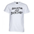 T-shirt Thrasher Skate and Destroy blanc