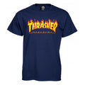 T-shirt Thrasher Flame logo bleu