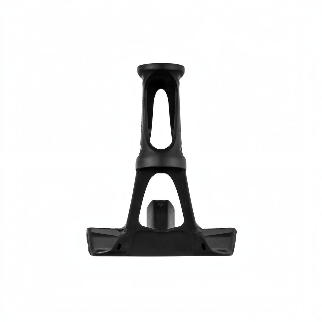 Deck de trottinette freestyle MOVEMENT SHOP en aluminium noir mat avec tube de direction renforcé pour skatepark