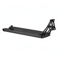 Deck de trottinette freestyle MOVEMENT SHOP en aluminium noir mat avec tube de direction renforcé pour skatepark