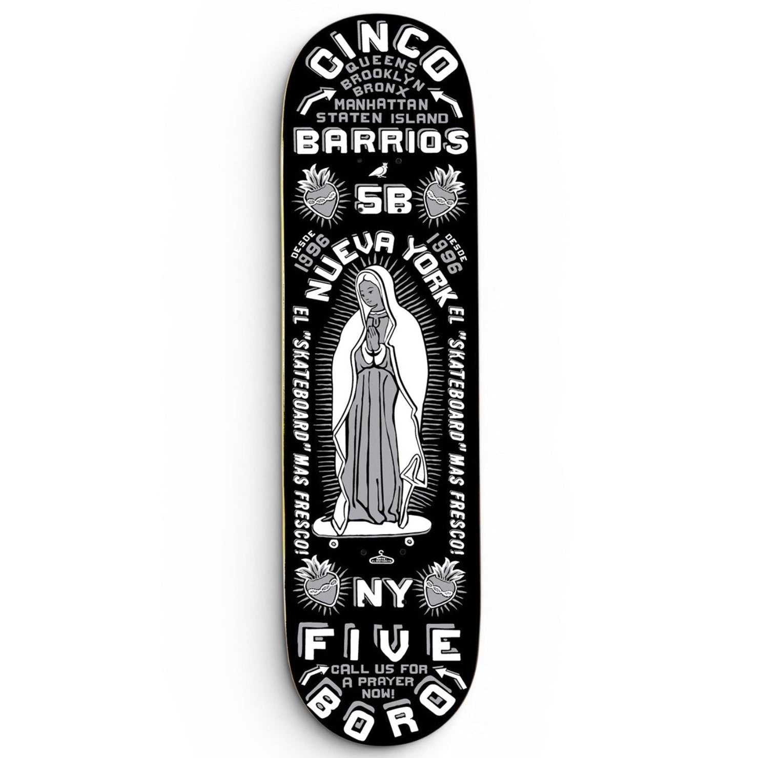 5BORO BOARD CINCO BARRIOS 8.75x32.75